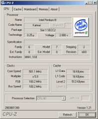 CPU-Z Screenshot